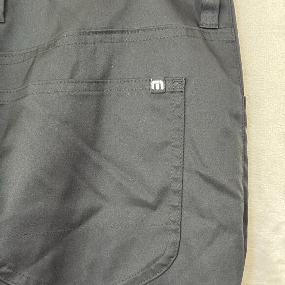 Travis Mathew Pants Mens 30 Black Golf Trouser Flat Front Stretch Pockets - Picture 3 of 11